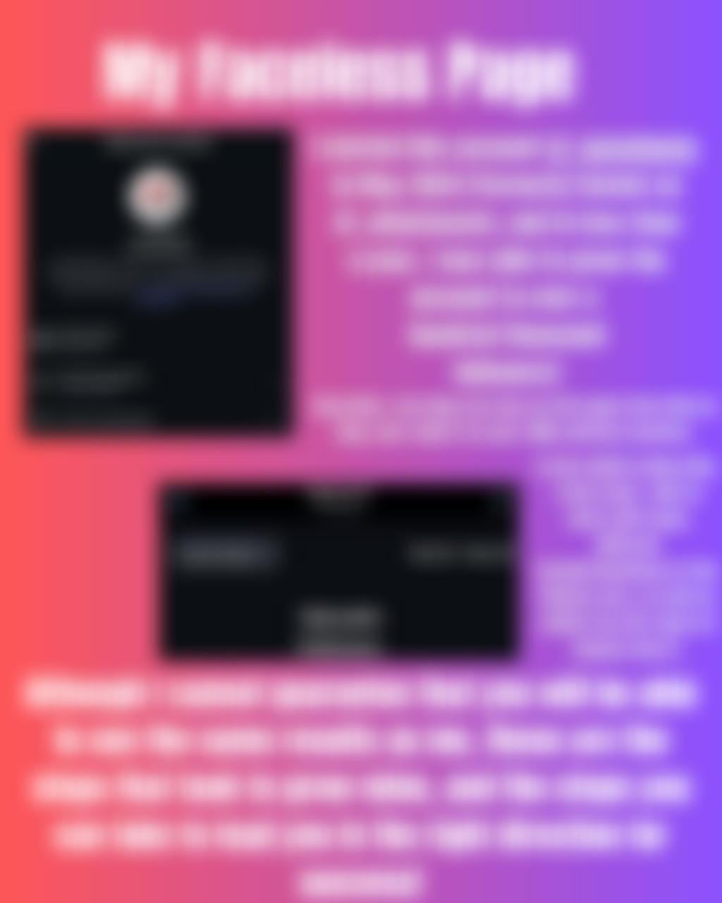 Faceless Account Guide - How to Create and Grow a Faceless Instagram Page